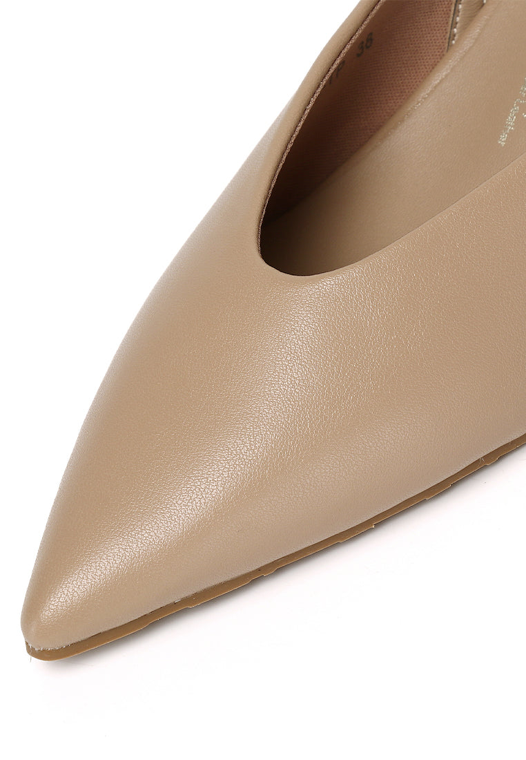 Lia Comfy Fit Footbed Microfiber Leather Wedges In Taupe